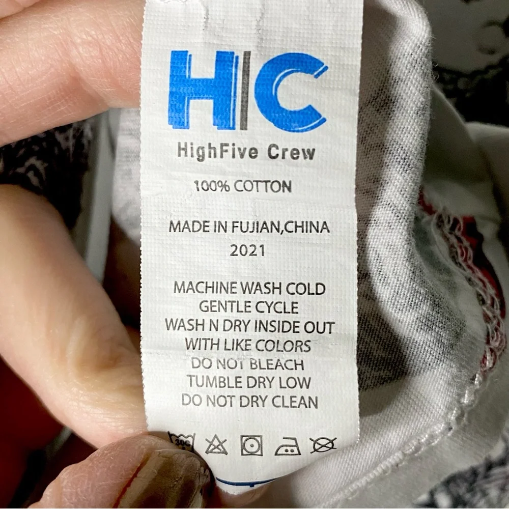 High Five Crew Long Sleeve Christmas Santa Dinosaur Shirt Size 6